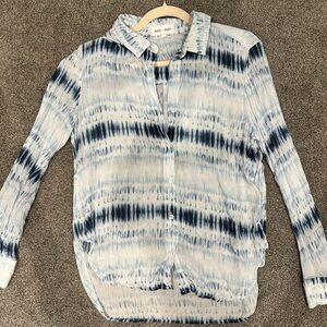Bella Dahl Tie-Dye Button Down Top